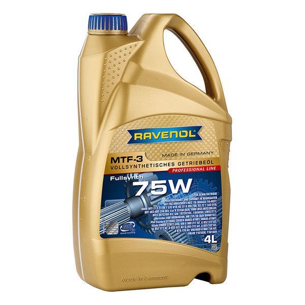 Трансмиссионное масло RAVENOL MTF-3 SAE 75W синт. 4л