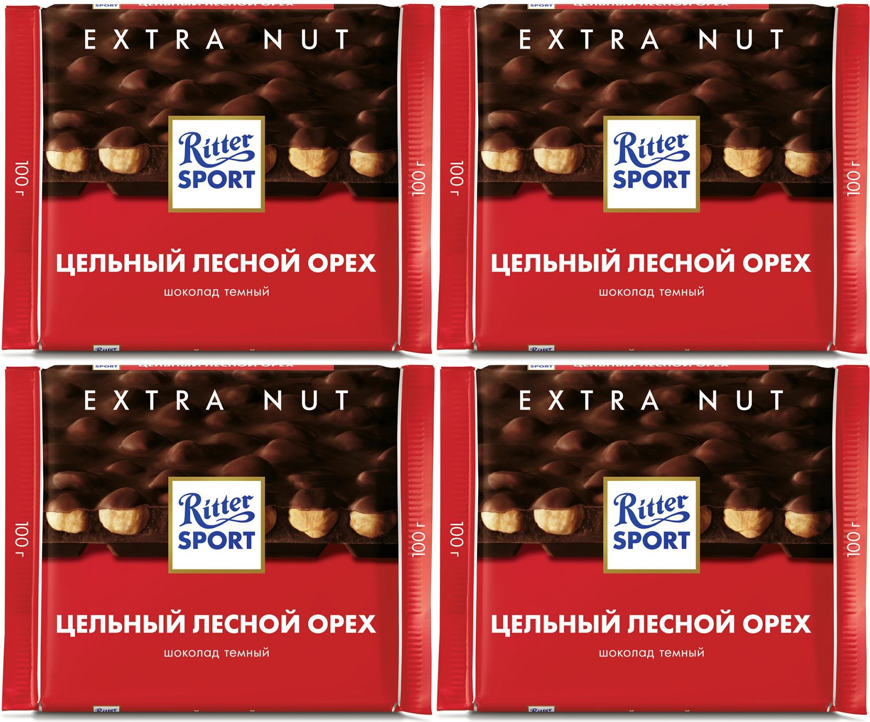 Шоколад ritter sport цельный лесной орех