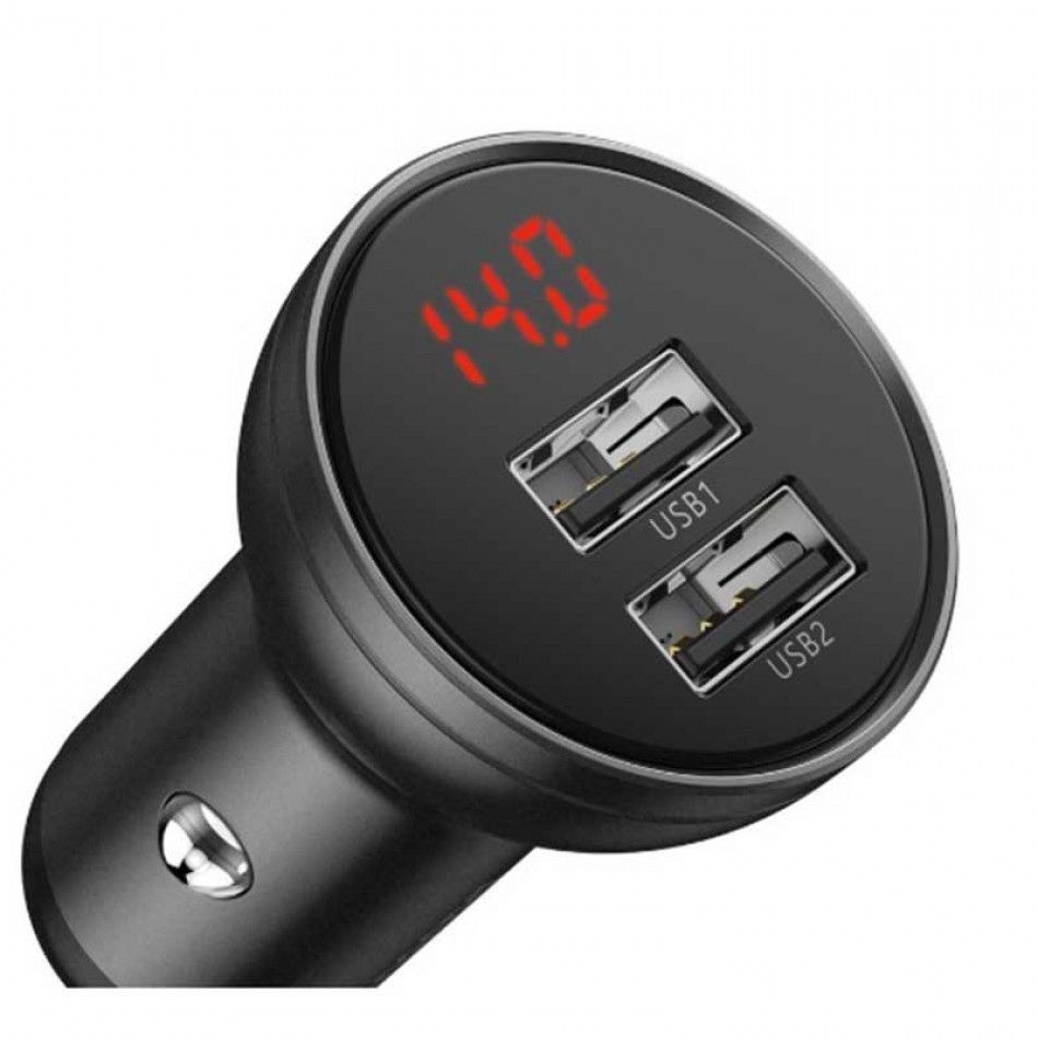 Car Charger с вольтметром