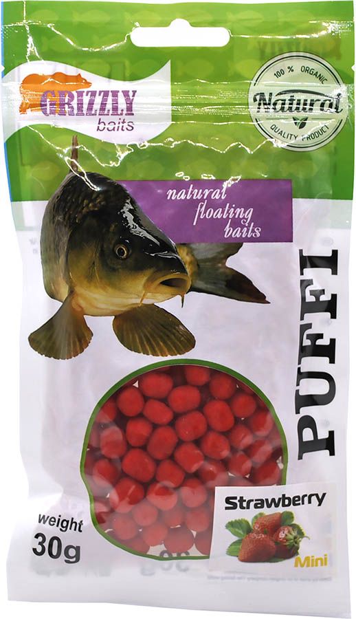 Пуфы для рыбалки GRIZZLY baits Puffi mini 30г Клубника