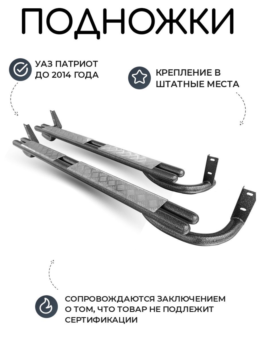 Боковая Накладка Подножки Уаз Патриот Купить