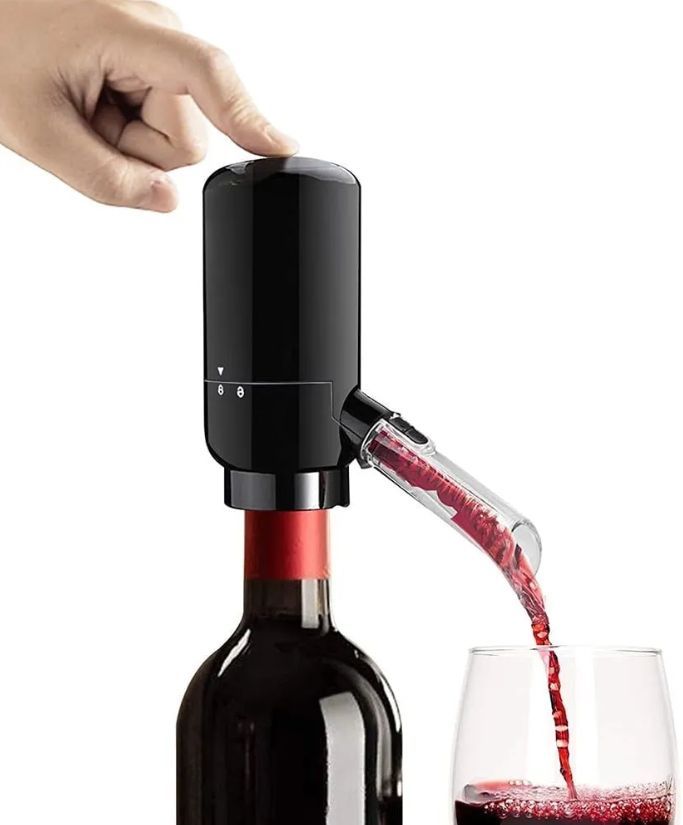 Аэратор для вина купить. Электрический аэратор Electric Wine Aerator Dispenser. One Touch Electric Wine Aerator. Дозатор для вина. Декантер для вина портативный.