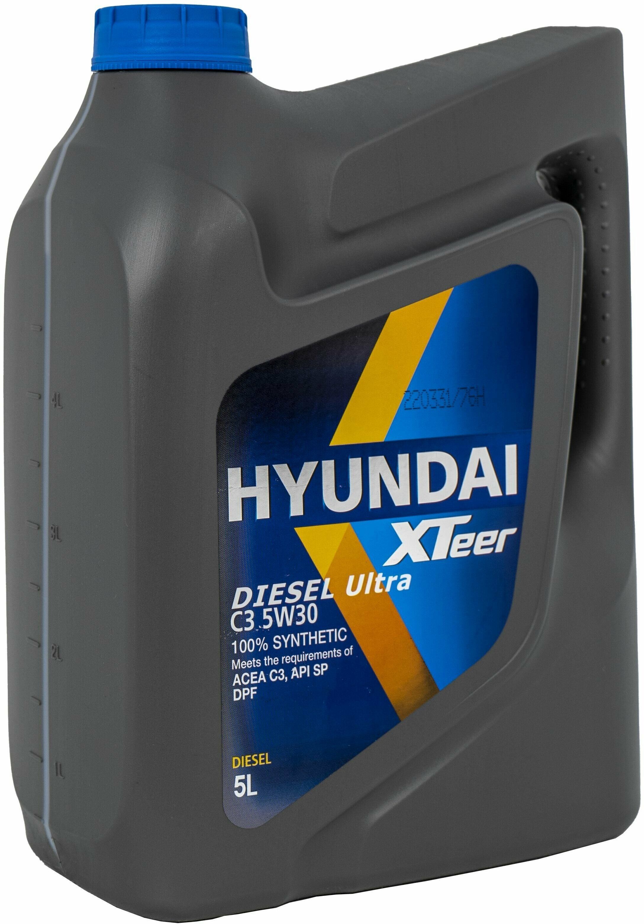 Hyundai xteer diesel ultra 5w 30