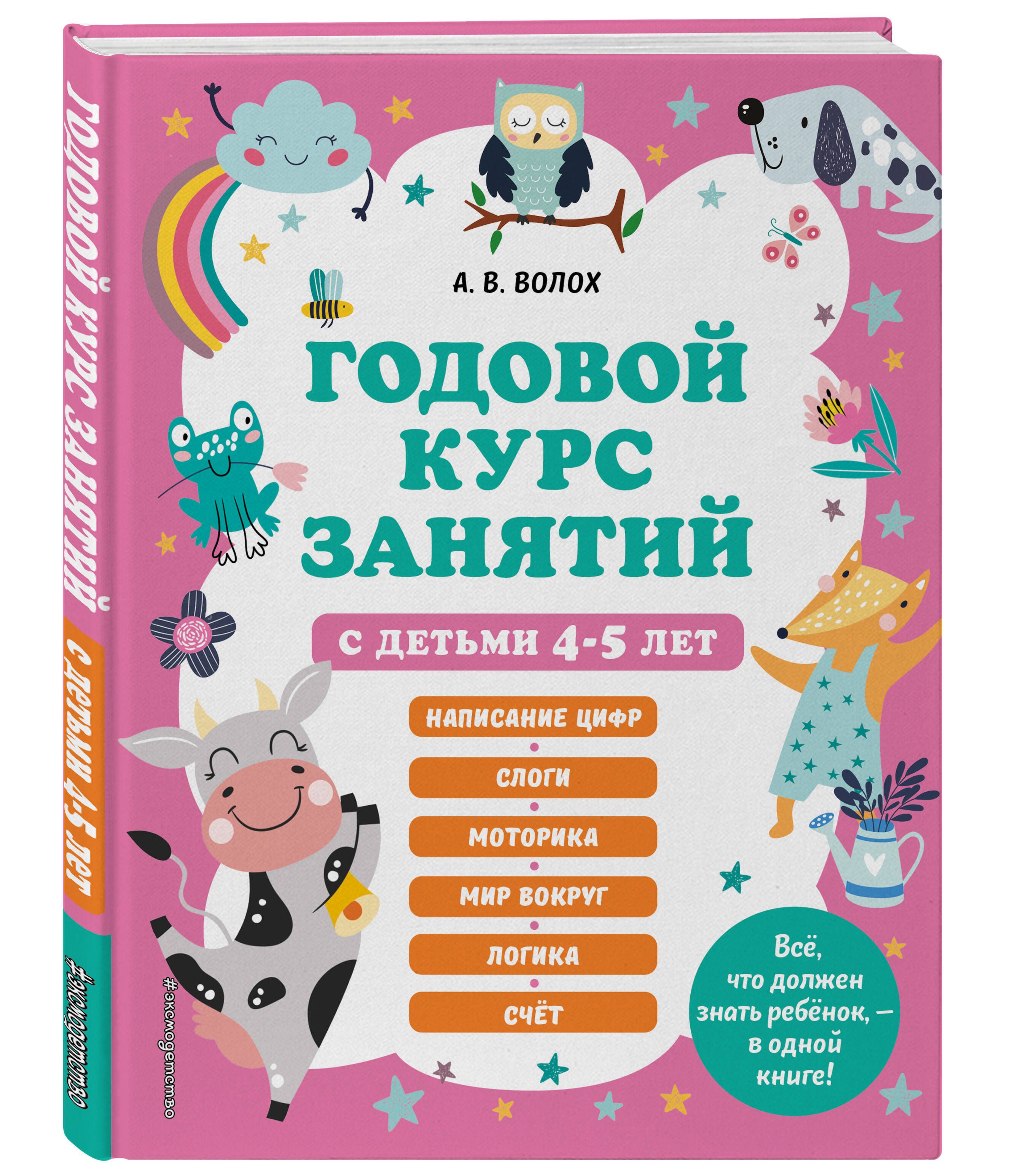 Годовой курс занятий с детьми 4-5 лет | Волох Алла Владимировна - купить с  доставкой по выгодным ценам в интернет-магазине OZON (747046543)