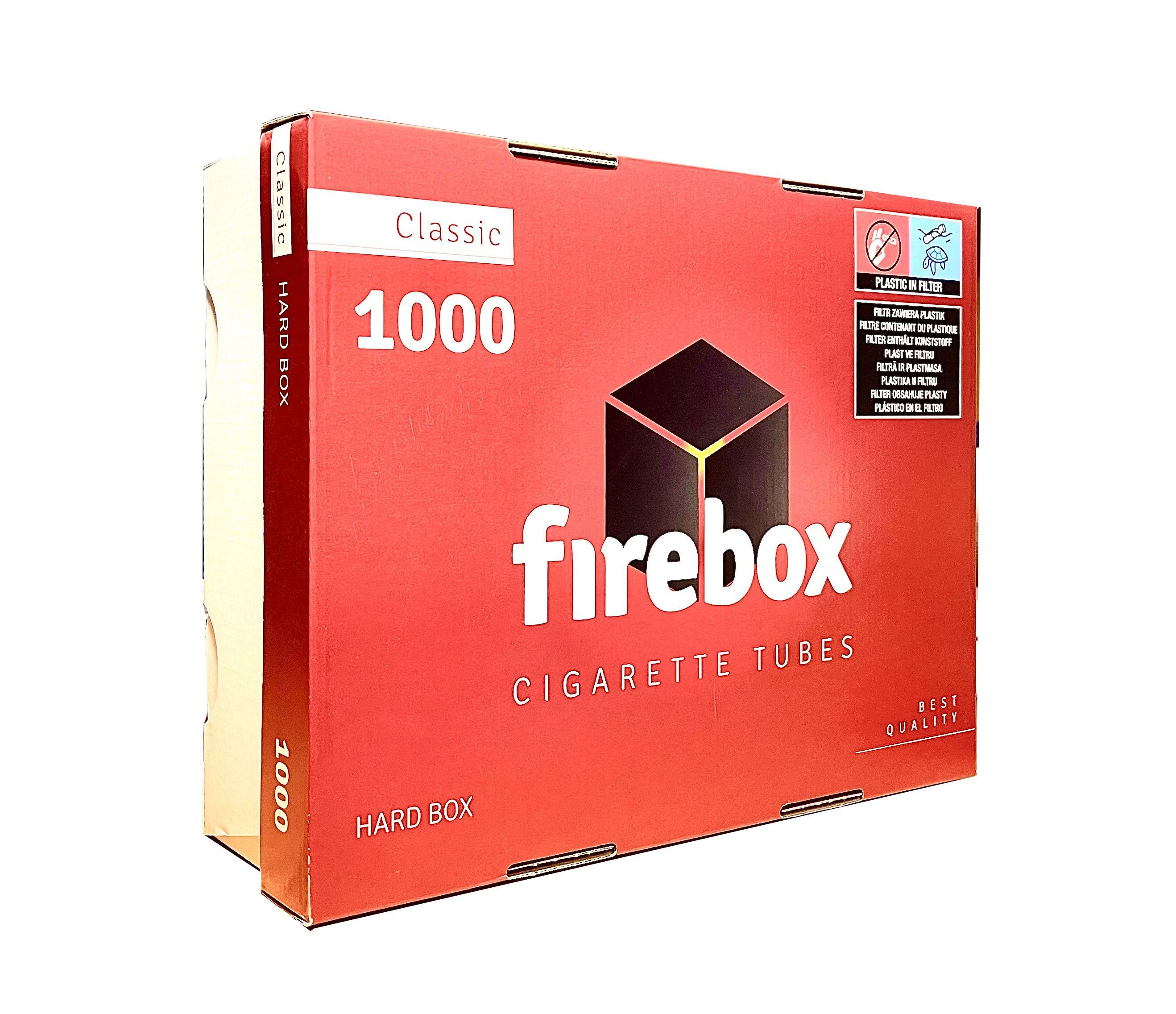 Firebox. Сигаретные гильзы Firebox - Classic hard. Гильзы Firebox 500шт. Fire Box.