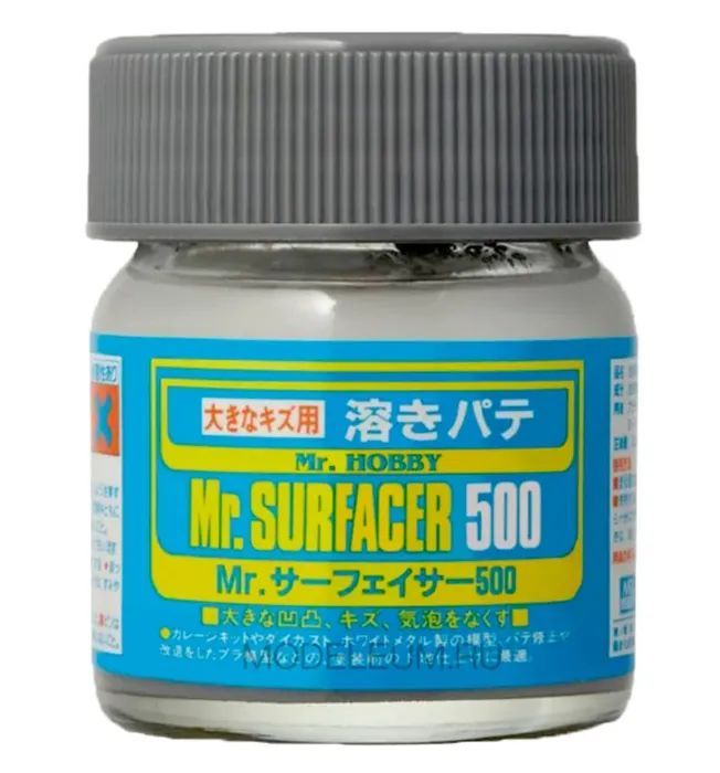 Грунтовка Mr.Hobby Mr.SURFACER 500 серая 40мл. SF-285