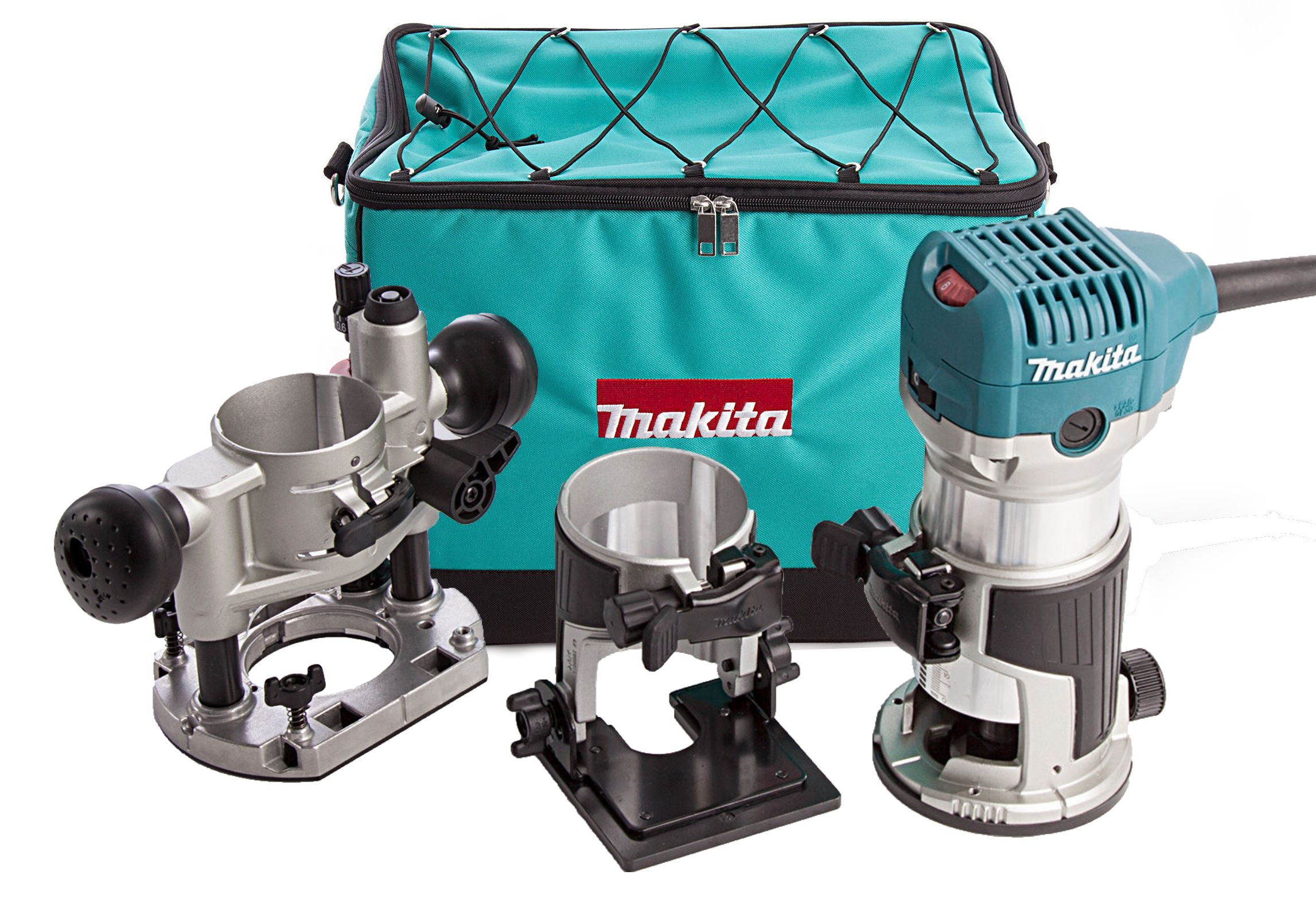 Кромочный фрезер Makita RT0700CX2, 710 Вт, 30000 об/мин, в сумке