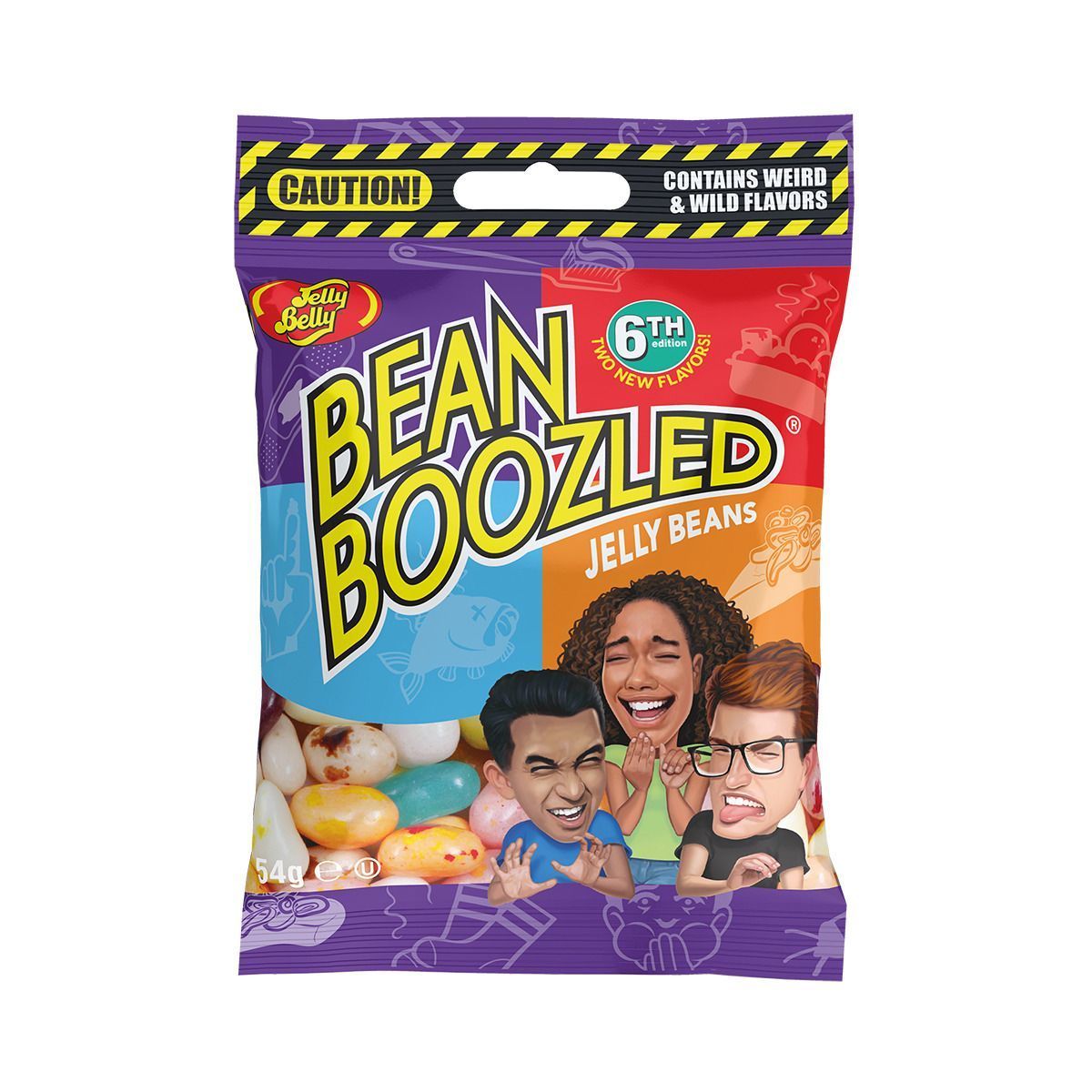 Драже жевательное Jelly Belly, ассорти Bean Boozled Странные Вкусы, 54 г -  купить с доставкой по выгодным ценам в интернет-магазине OZON (167677334)