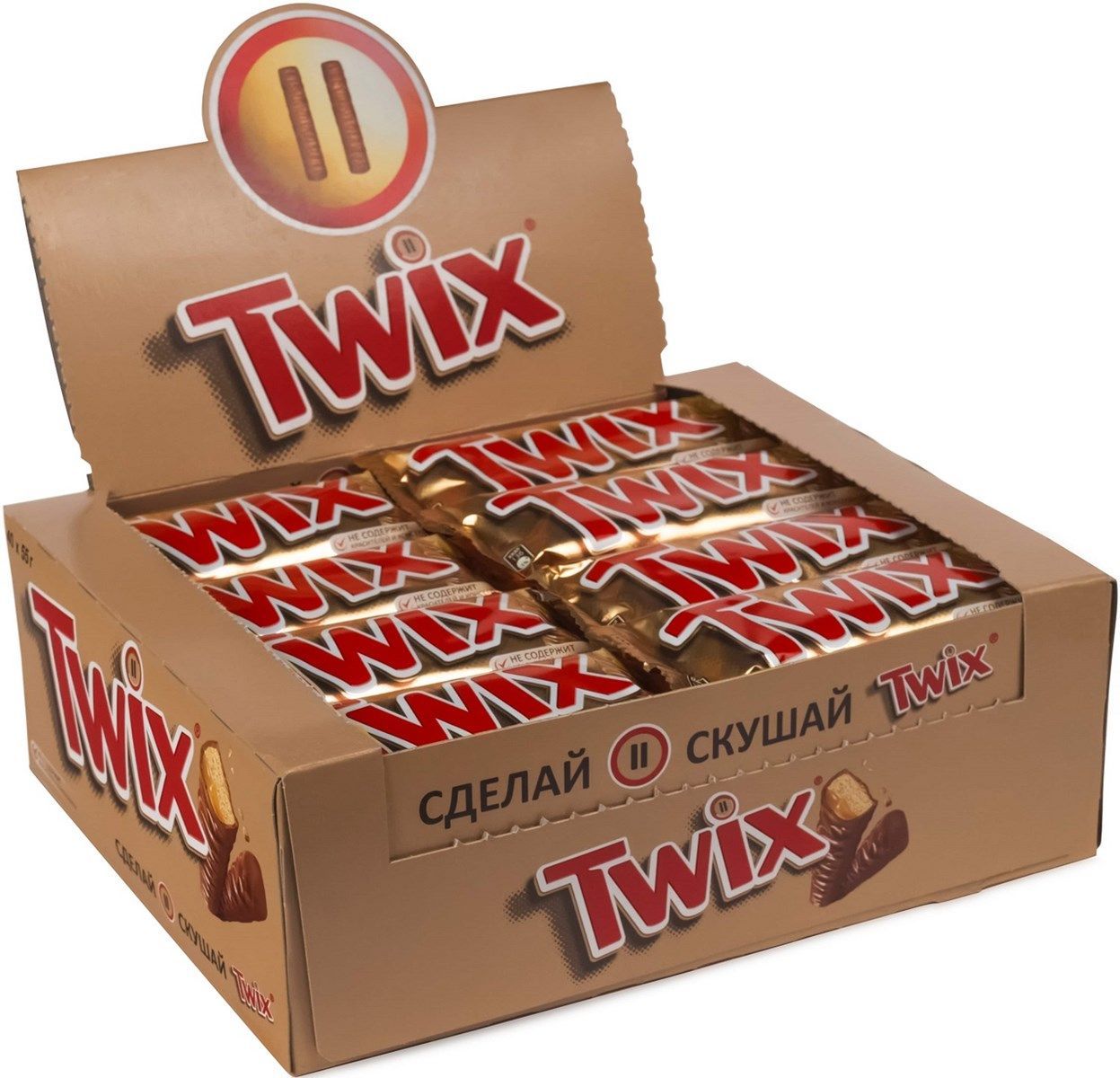 Батончик Twix шоколадный карамель, 55г x 40 шт. - купить с доставкой по  выгодным ценам в интернет-магазине OZON (1272526109)