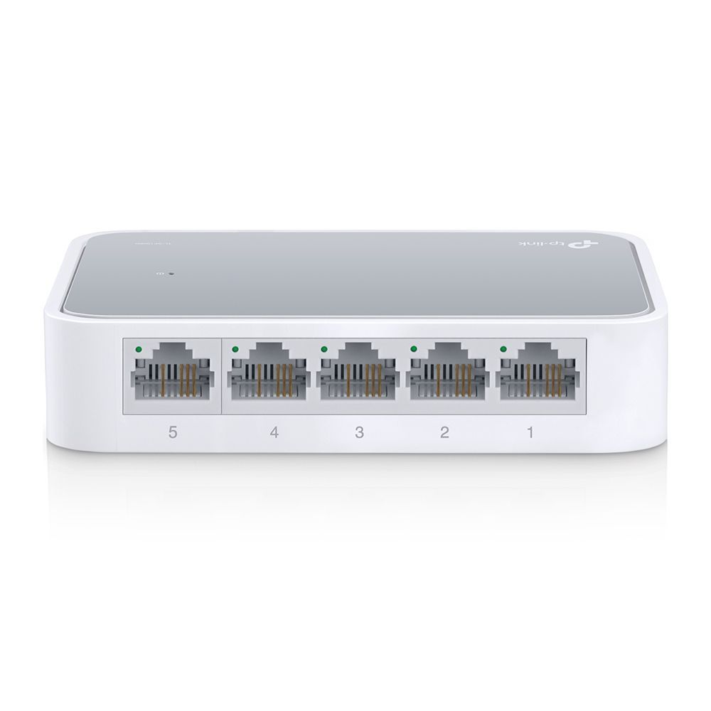 TP-Link Коммутатор TL-SF1005D, белый, серый