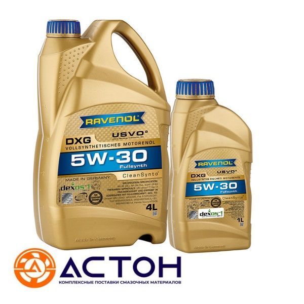 RAVENOL DXG 5W-30 Масло моторное, Синтетическое, 5 л