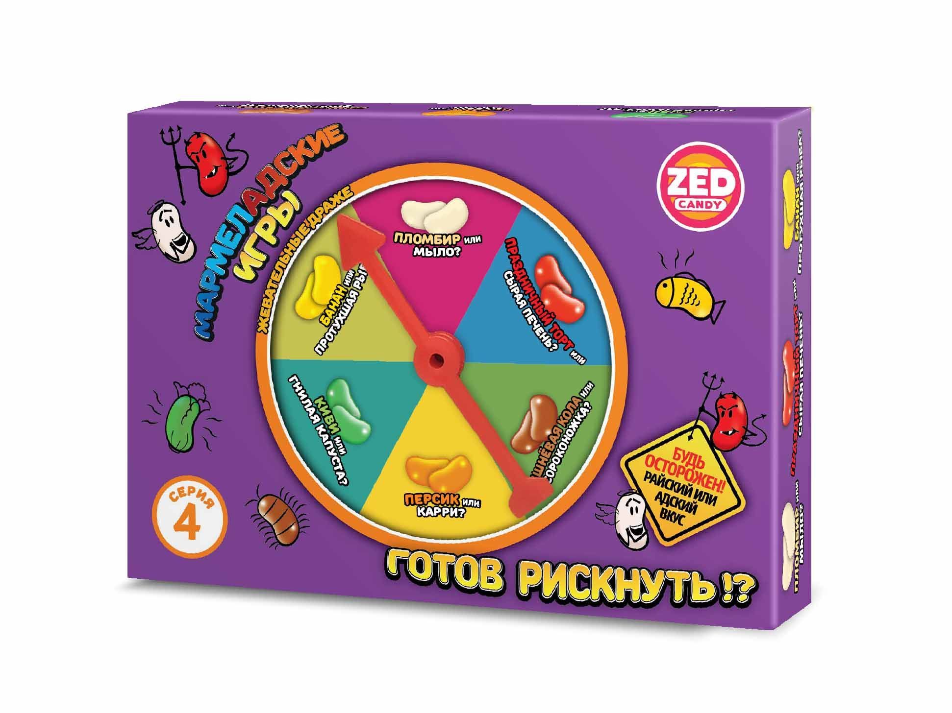 МармелАдские игры 4 серия Zed Candy, Настольная игра с конфетами, 120 г -  купить с доставкой по выгодным ценам в интернет-магазине OZON (1296065283)