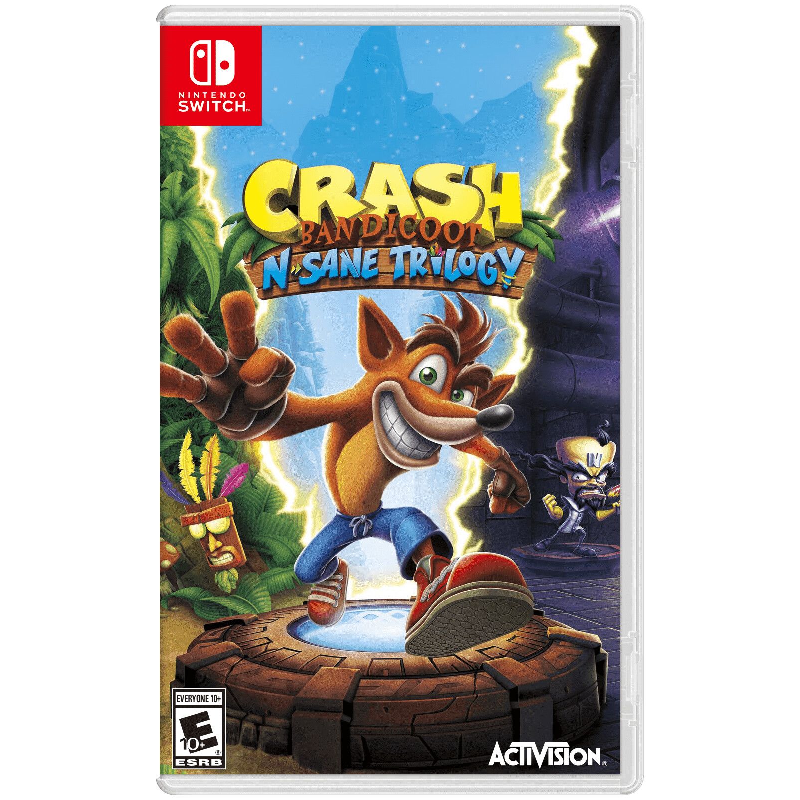 Игра Crash Bandicoot N. Sane Trilogy (Nintendo Switch, Английская версия)  купить по низкой цене с доставкой в интернет-магазине OZON (564426199)