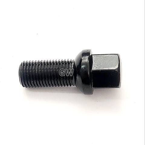 Болты сферические черные М14х1.5 L28 для Audi, Skoda, VW, Mercedes (10шт.) 3