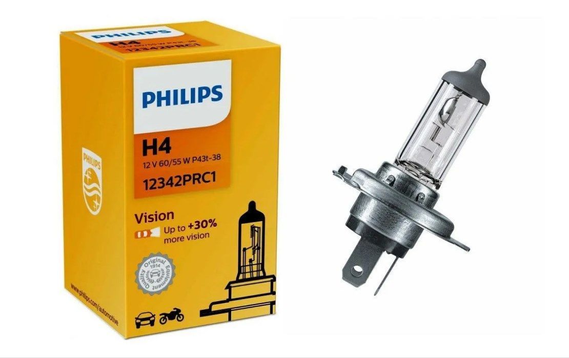 Филипс авто. Philips h4 12342prc1. Лампа галогенная h4 12v 60/55w +30% Philips 12342prc1. Лампа h4 Philips +30 12342prc1. Лампочка Philips h4 12342 60 55 12v.