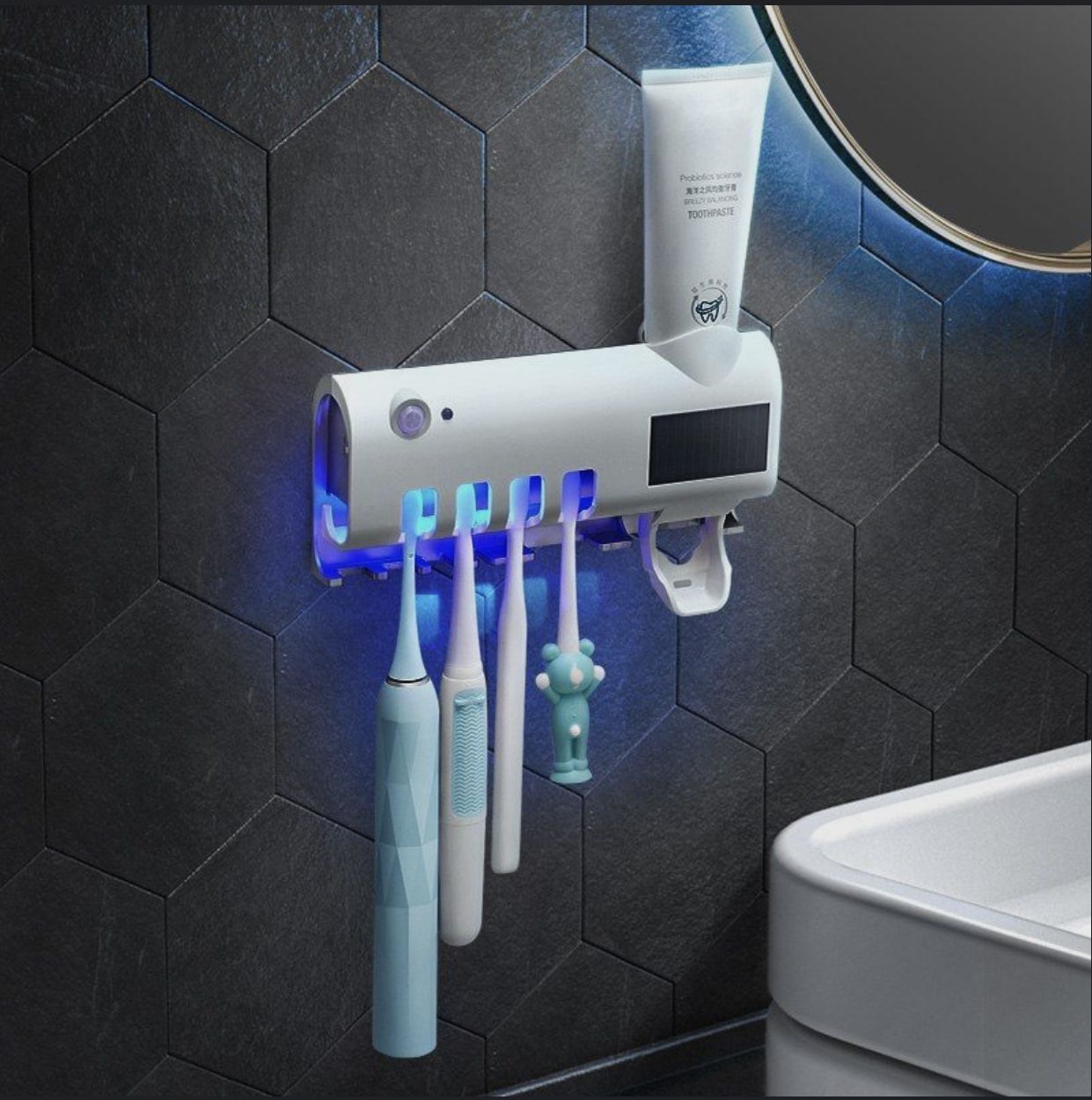 Дезинфицирующий держатель для зубных щеток Ultraviolet Toothbrush Sterilizer