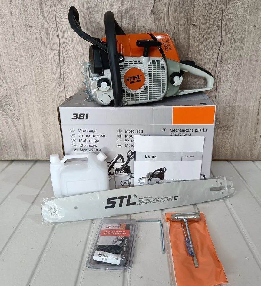 Бензопила Stihl MS 381 - купить с доставкой по выгодным ценам в  интернет-магазине OZON (1104642267)