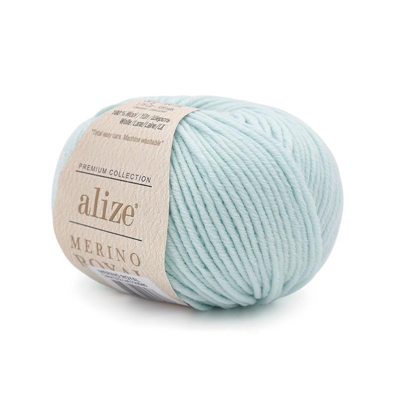 Цвет 522. Merino Royal 55 белый. Merino Royal №522. Merino Royal 522 мята