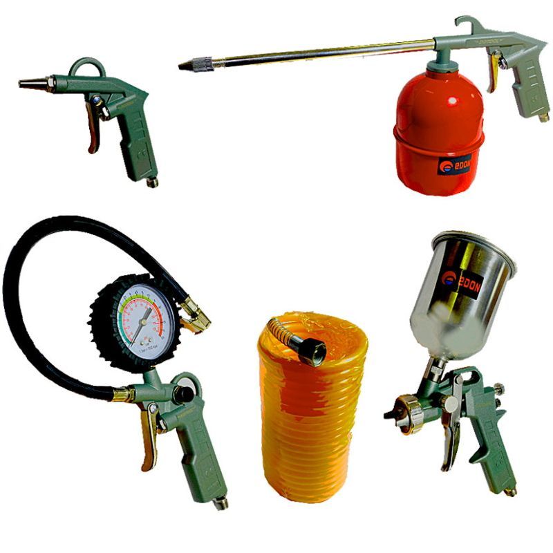 Набор окрасочного инструмента 5 предметов patriot kit 5a, быстросъем. Нaбор пневмоинструментов из 5предметов (нпи 005-1). Пневмоинструмент 5 предметов. Набор для компрессоров hyundai ac 5set. Набор пневмоинструмента edon rp8031k-g (5 предметов).