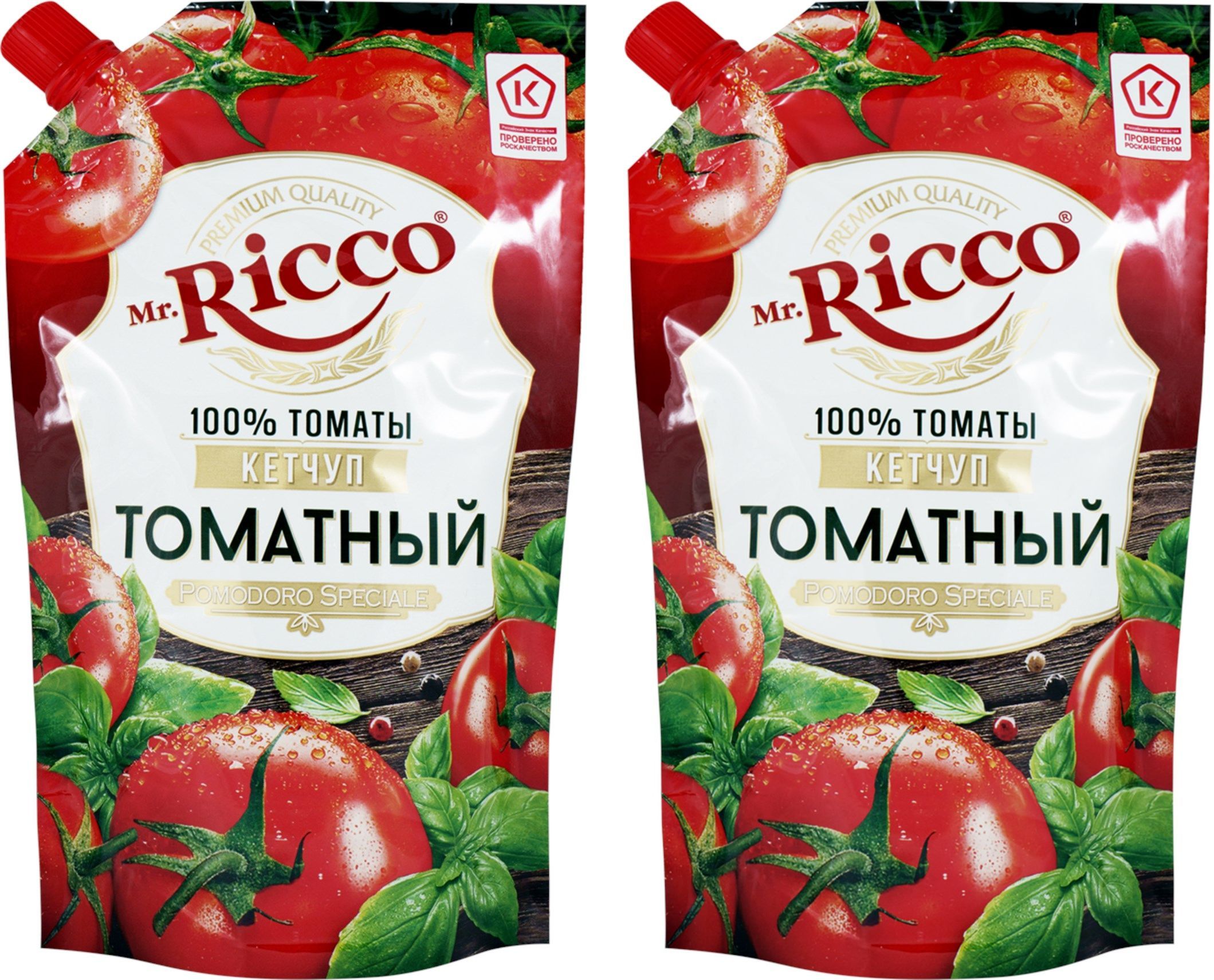 Кетчуп томатный Mr.Ricco Pomodoro Speciale, 2 уп по 350 г