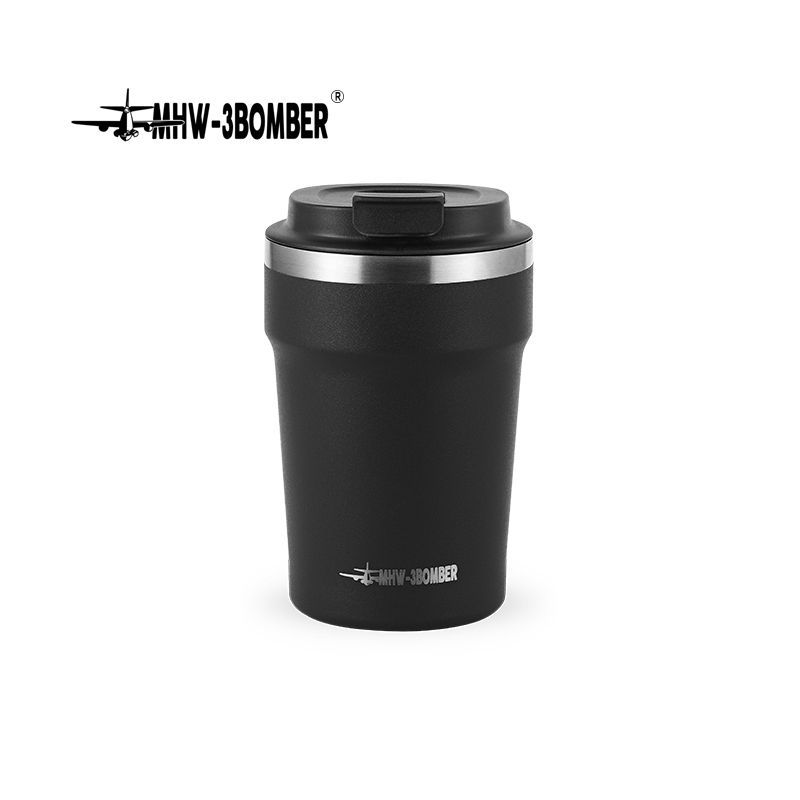 Термокружка MHW-3BOMBER Cooki Reusable Cup / 360 мл / чёрная