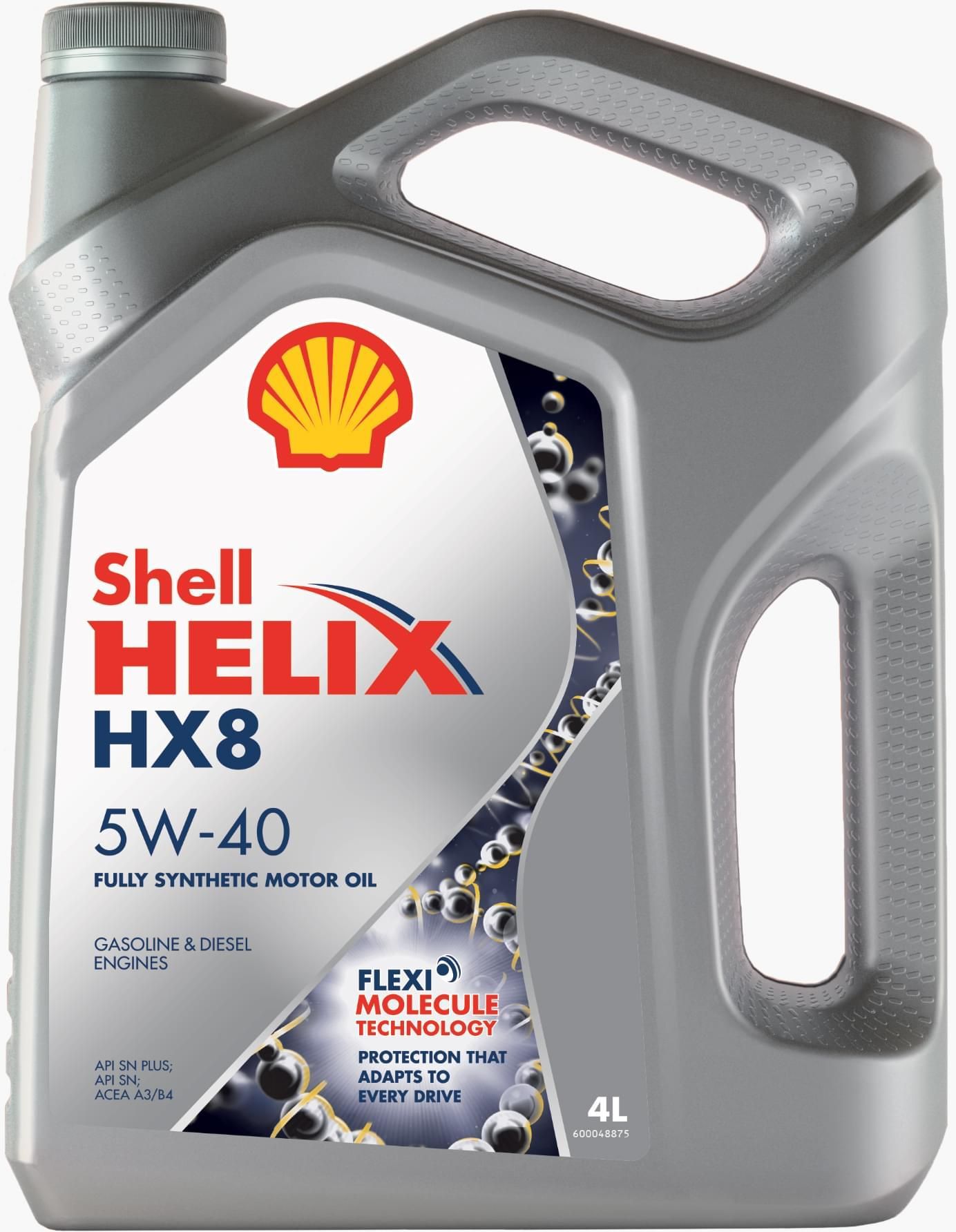 Shell helix hx8 5W-40 Масло моторное, Синтетическое, 4 л