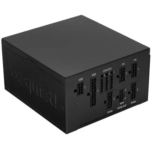 Блокпитанияbequiet!PUREPOWER12MFM(BN344)черный-850Вт,80+Gold,APFC,20+4pin,4+4pin,8pinCPU,16pin(12VHPWR),6+2pinx4PCI-E