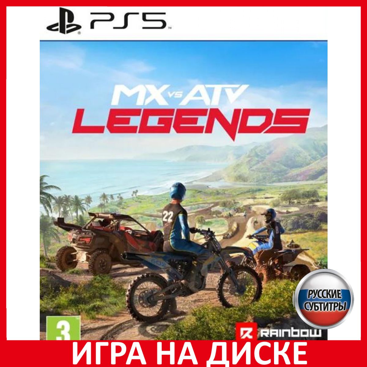 Игра MX vs ATV Legends (PlayStation 5, Русские субтитры)