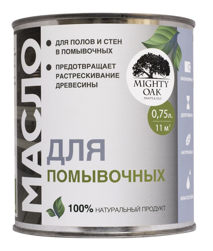 Масло с твердым воском для дерева Mighty Oak