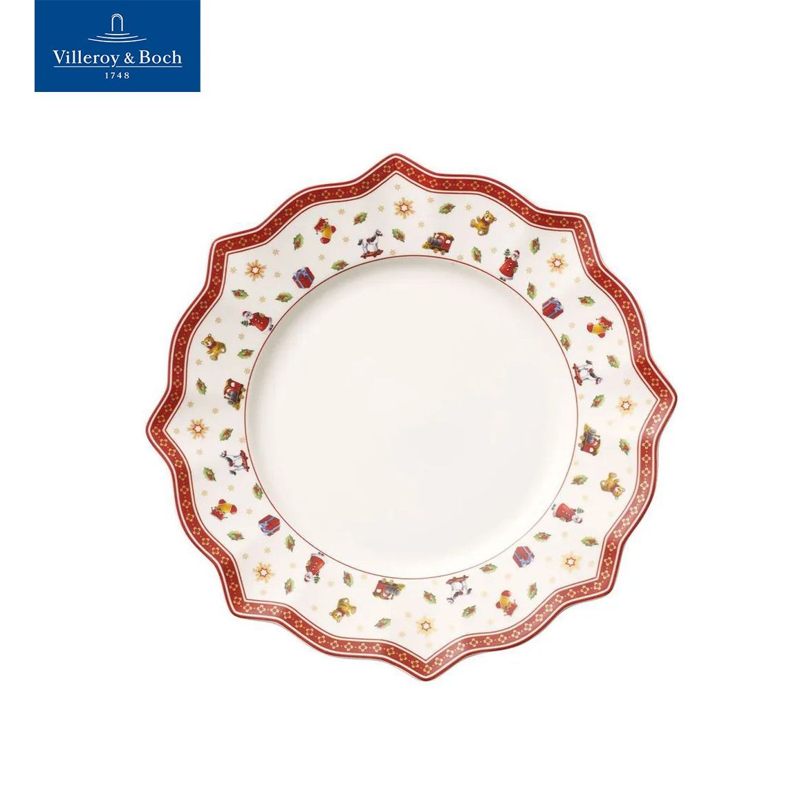 Тарелка новогодняя 29 см, Toy's Delight, Villeroy & Boch, Премиум-Фарфор