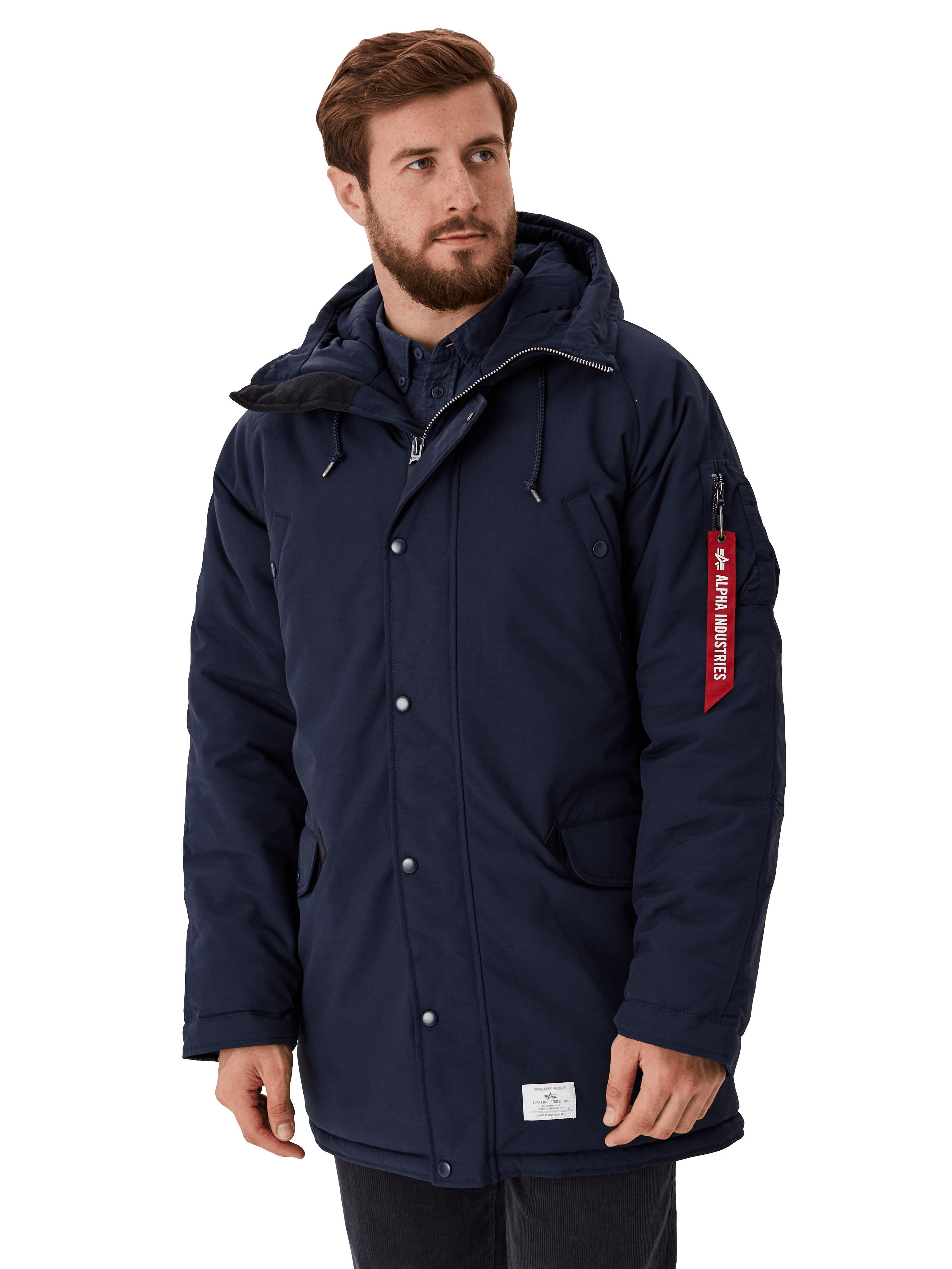 マリーン ALPHA INDUSTRIES Парка Мужской Alpha Industries Ленты декоративные синий