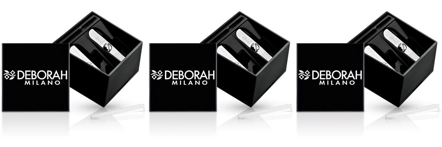 Deborah Milano Точилка для косметического карандаша Sharpener, 3 штуки