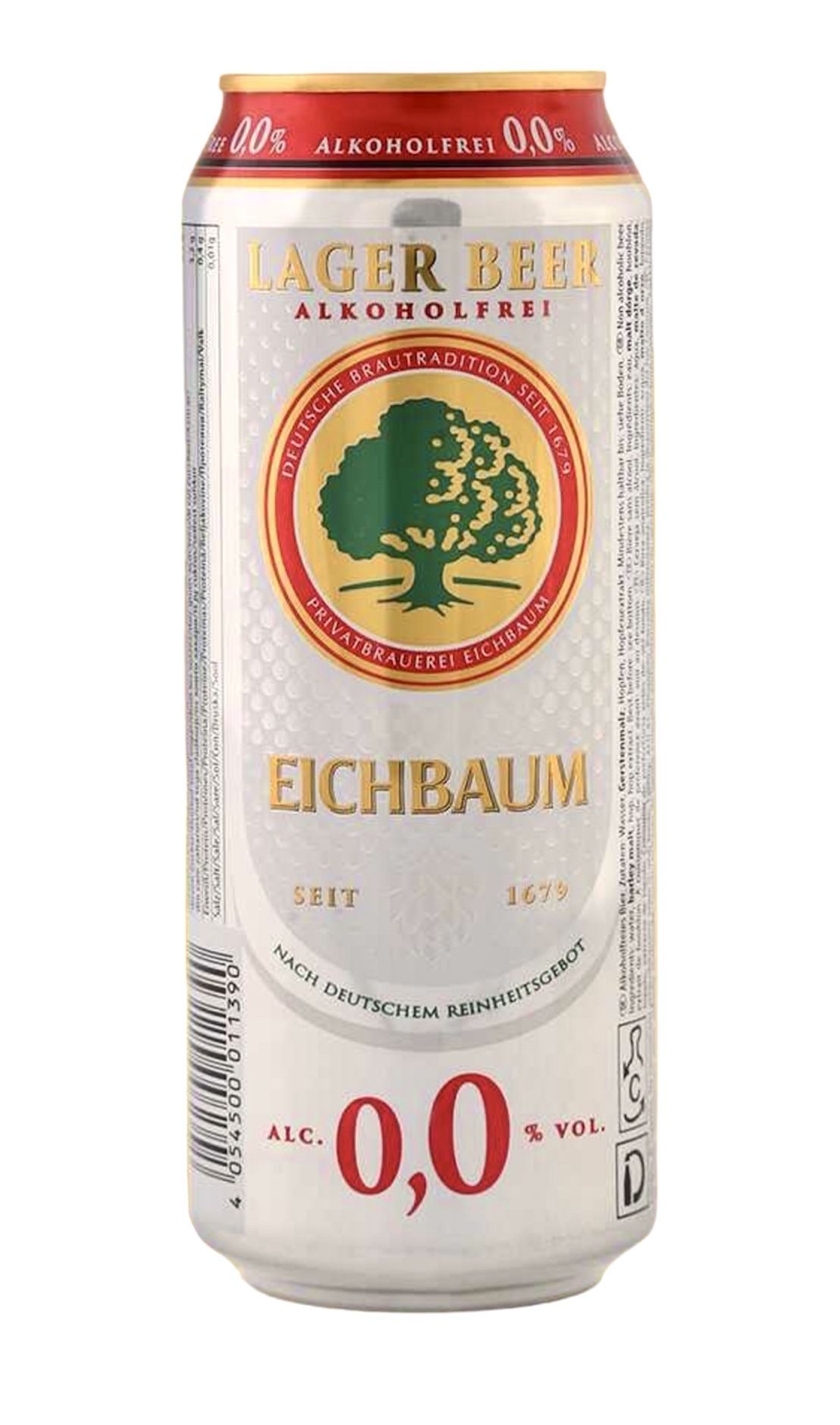 Безалкогольное пиво Eichbaum Alkoholfrel Lager 6 шт по 0,5л, Германия