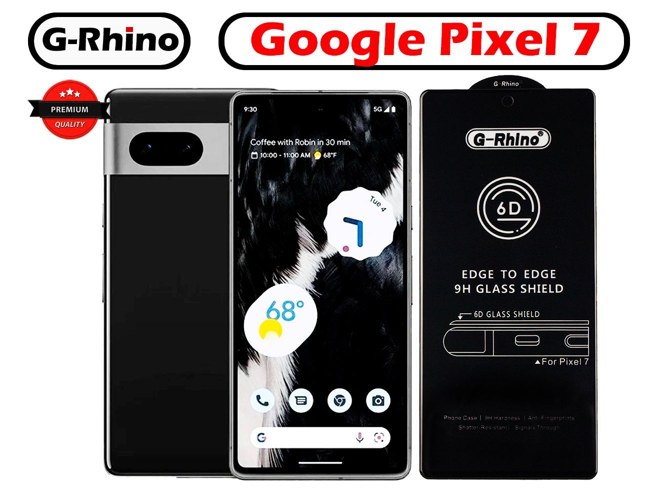 Защитное стекло G-Rhino для Google Pixel 7 с полной проклейкой черная рамка  противоударное олеофобное покрытие закалённое - купить с доставкой по  выгодным ценам в интернет-магазине OZON (808014075)