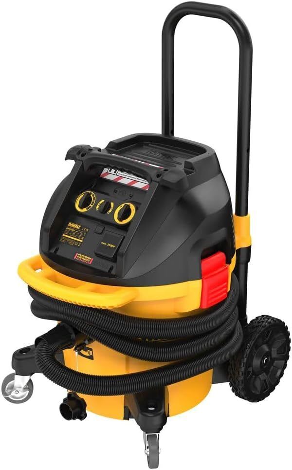 ПромышленныйпылесосдлясухойивлажнойуборкиклассаDEWALT,H,1400Вт,38л,DWV905H-QS