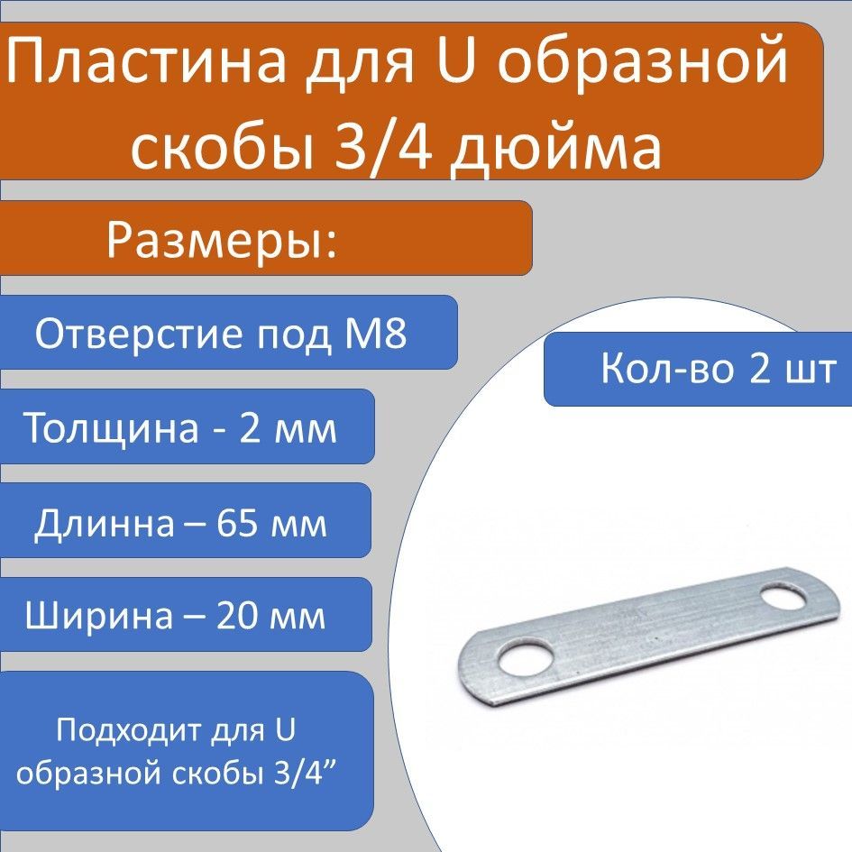 Скоба Прижимная Оцинкованная купить на OZON по низкой цене