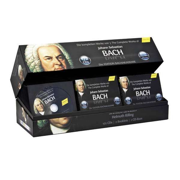 Audio CD Johann Sebastian Bach (1685-1750) - Die komplette Bach-Edition der Bachakademie Stuttgart (172 CD)