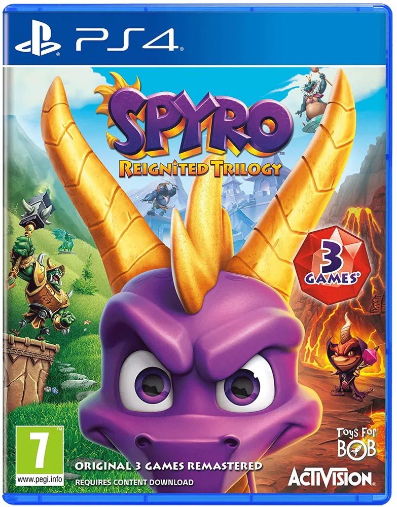 Игра Spyro Reignited Trilogy (Спайро) для PS4