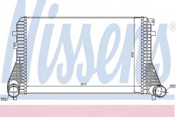 Интеркулер для VW PASSAT Variant (365) 2.0 TDI 4motion NISSENS 96575