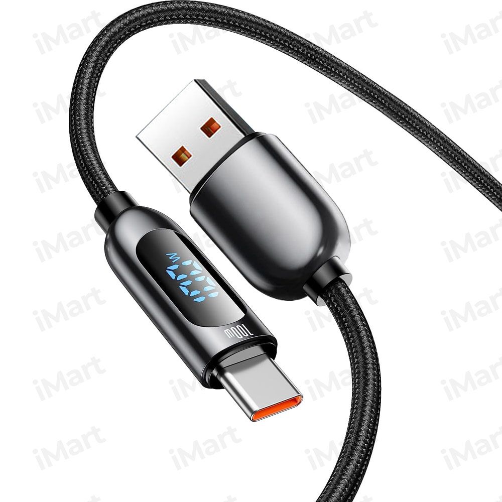 КабельUSB-Type-Cбыстраязарядкадлямобильныхустройств1м100Вт.ШнурдлязарядкителефонаType-CдляAndroid,зарядкаtypecнаhonor,xiaomi,samsung,realme.