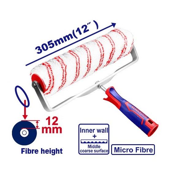 Валик малярный для покраски стен 305 мм EMTOP