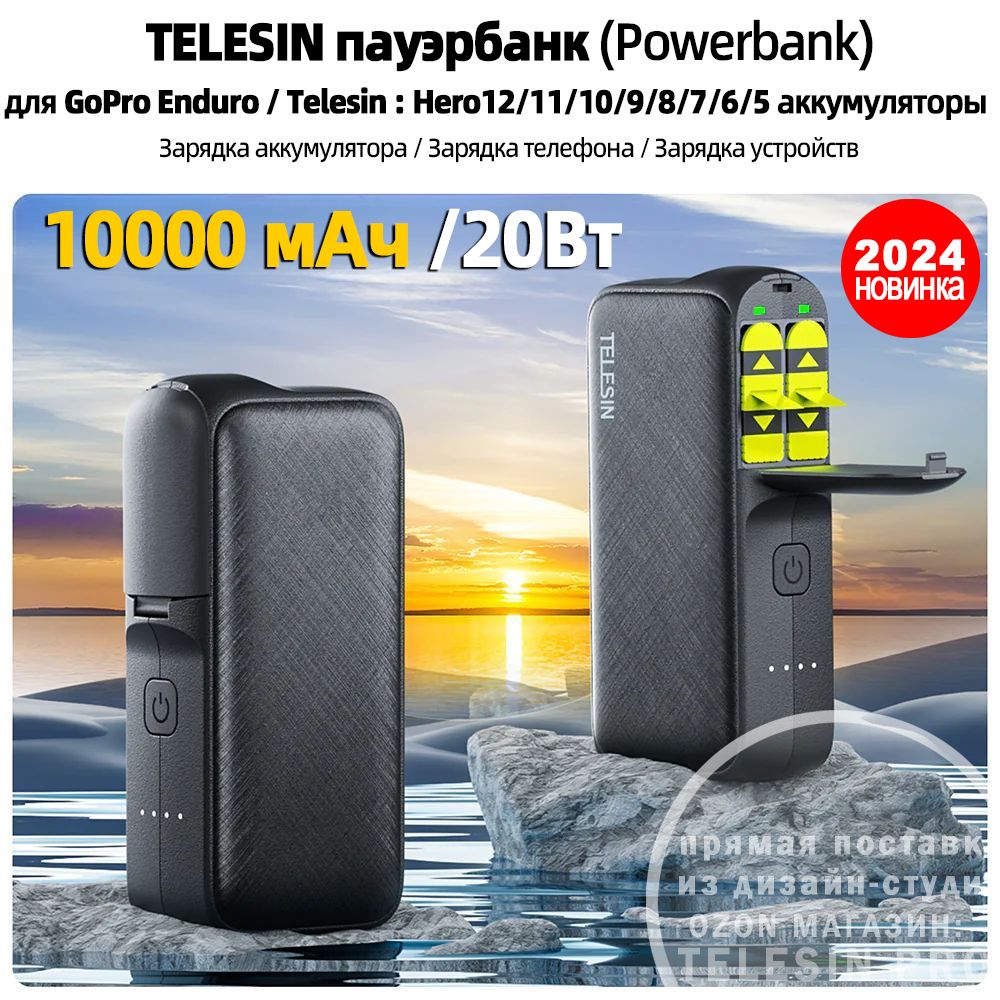 TELESINАккумуляторнаябатарейка,10000мАч,1шт