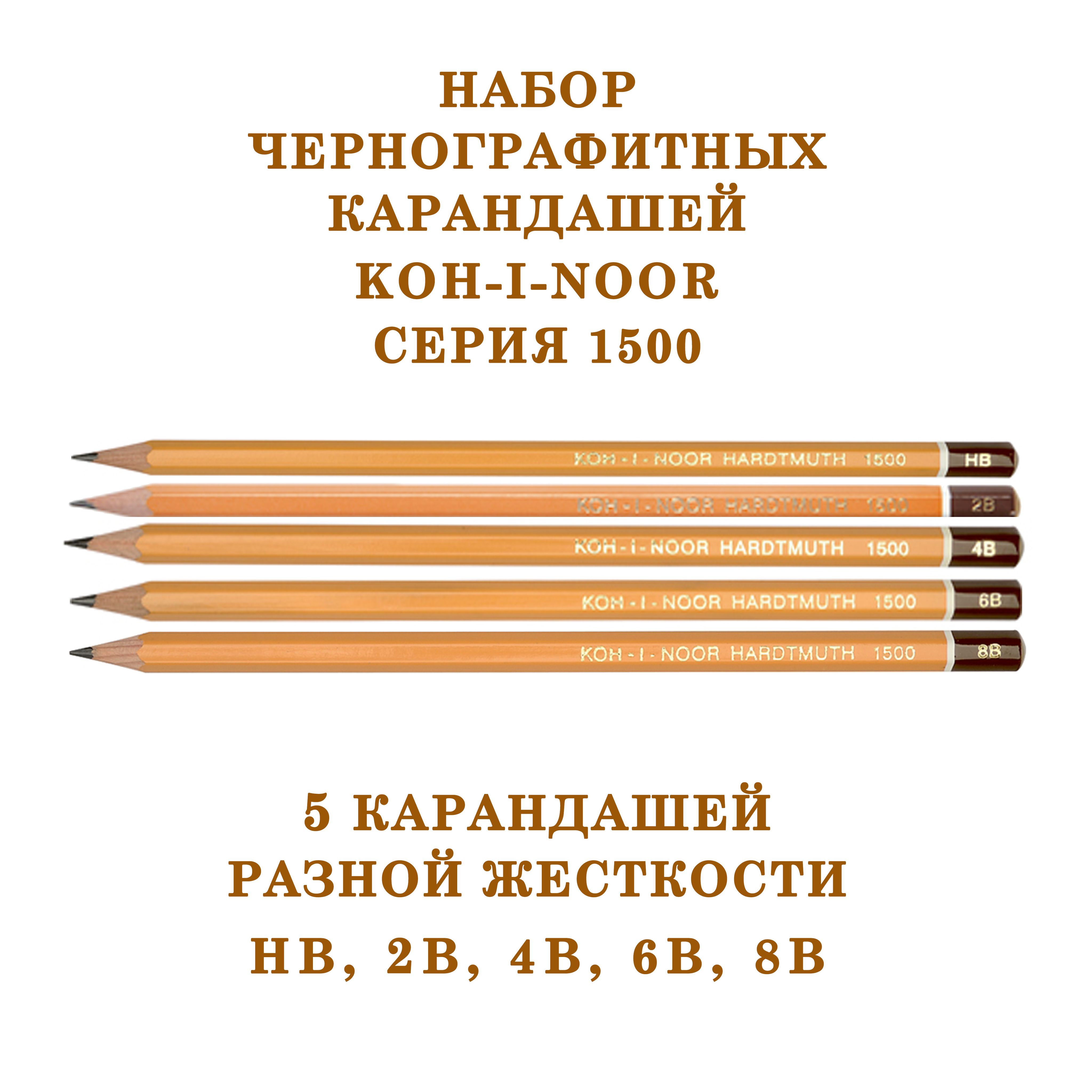 Карандаши по твердости