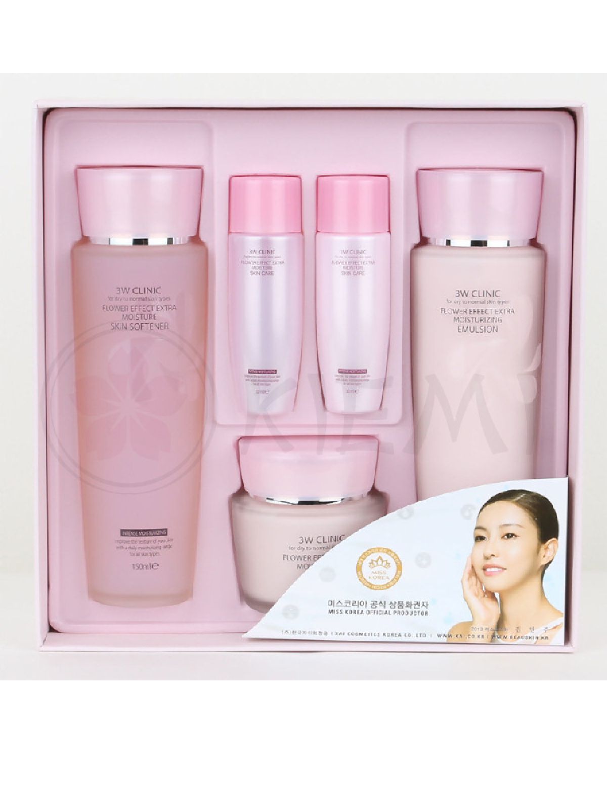 Exile набор косметический для ухода. [3w Clinic] увлажнение/набор для лица Flower Effect Extra Moisturizing 3 Kit Set. Корейский набор 3w Clinic. Набор с цветочными экстрактами 3w Clinic. 3w Clinic корейская косметика.