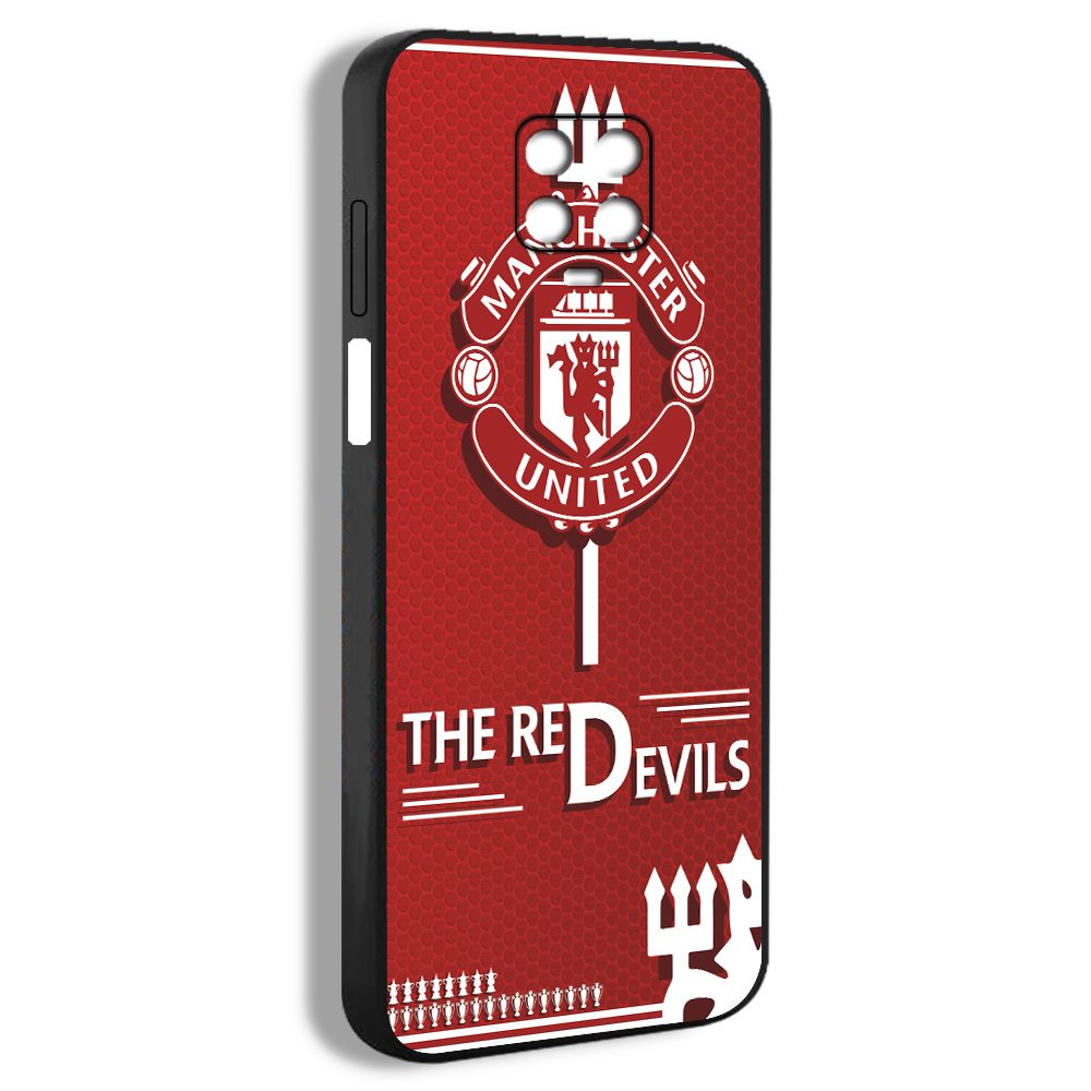 чехол на Xiaomi Redmi Note 9s Manchester United ФК Манчестер Юнайтед Красные  дьяволы эмблема BGA01 - купить с доставкой по выгодным ценам в  интернет-магазине OZON (1390085369)