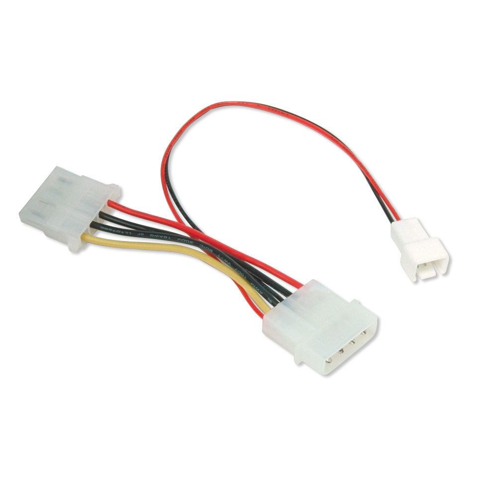 noname Кабель питания Molex 4pin, красный, черный