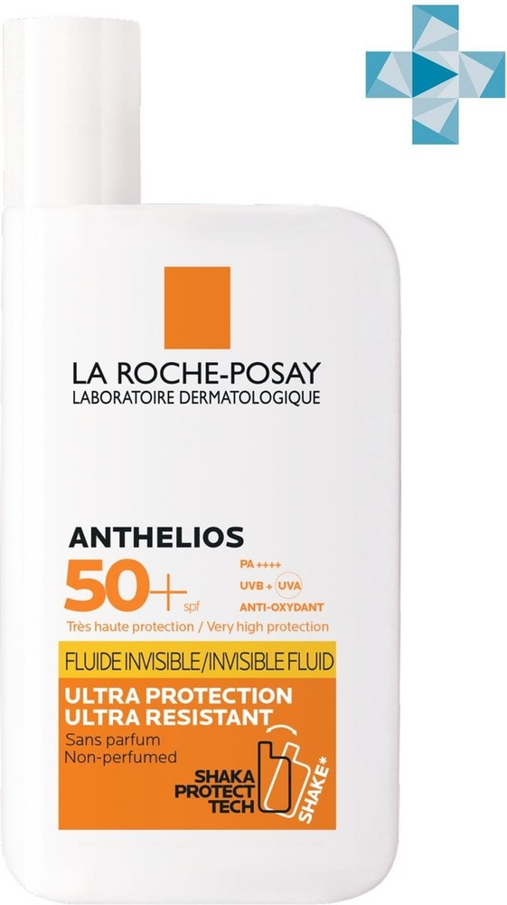 La Roche-Posay Anthelios Shaka Fluide SPF 50+ солнцезащитный крем-флюид для лица и кожи вокруг глаз, #1