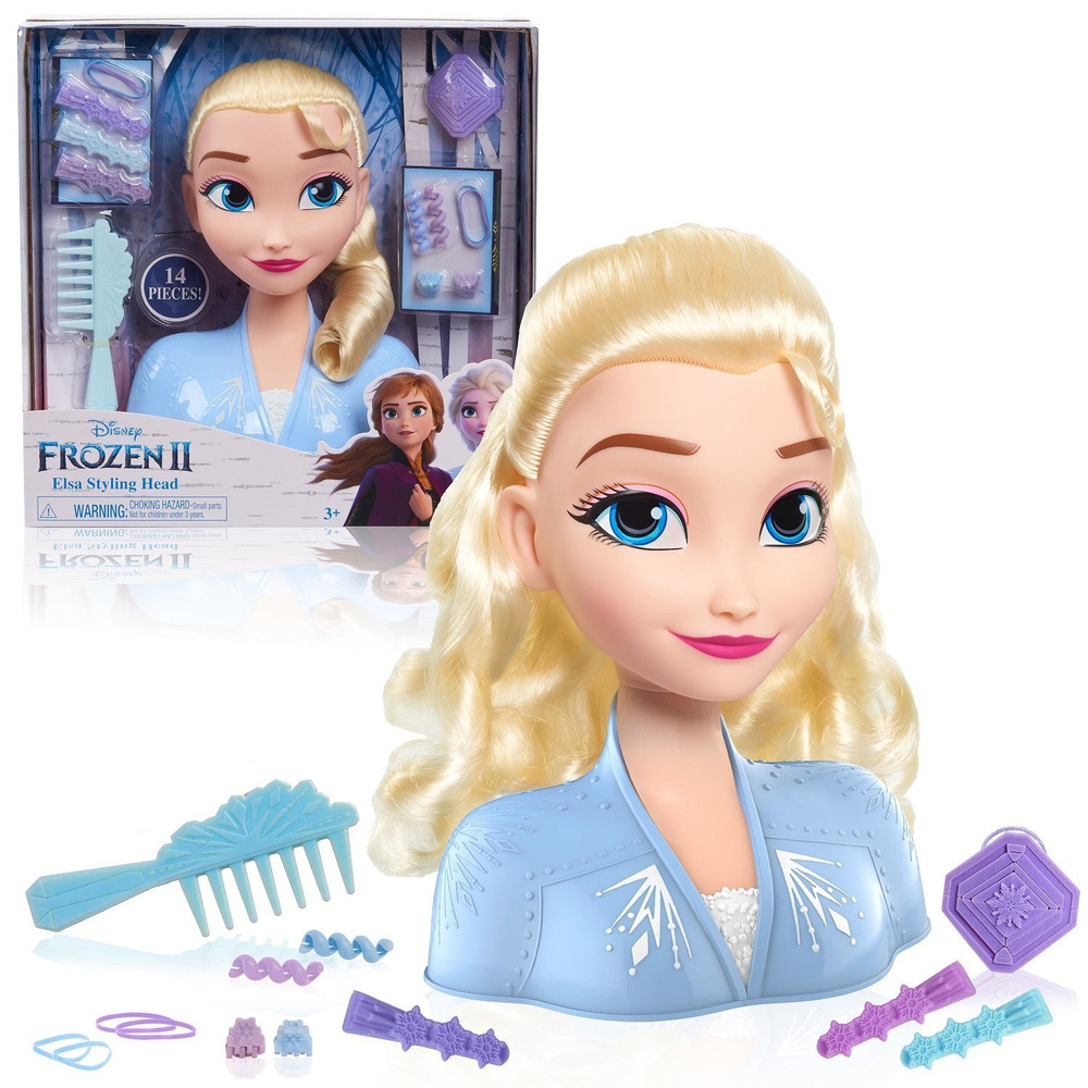 elsa head toy