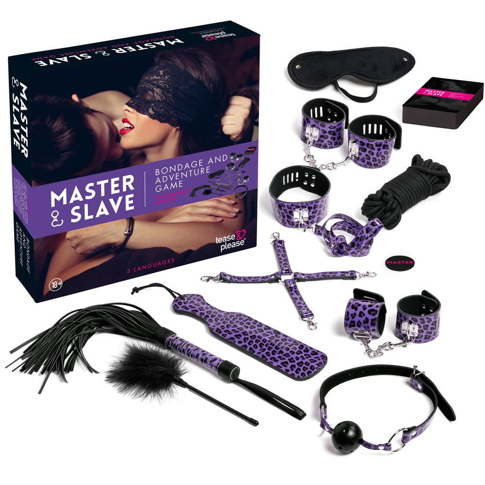 Игра эротическая для двоих Master & Slave Bondage Game - купить с доставкой  по выгодным ценам в интернет-магазине OZON (756133712)