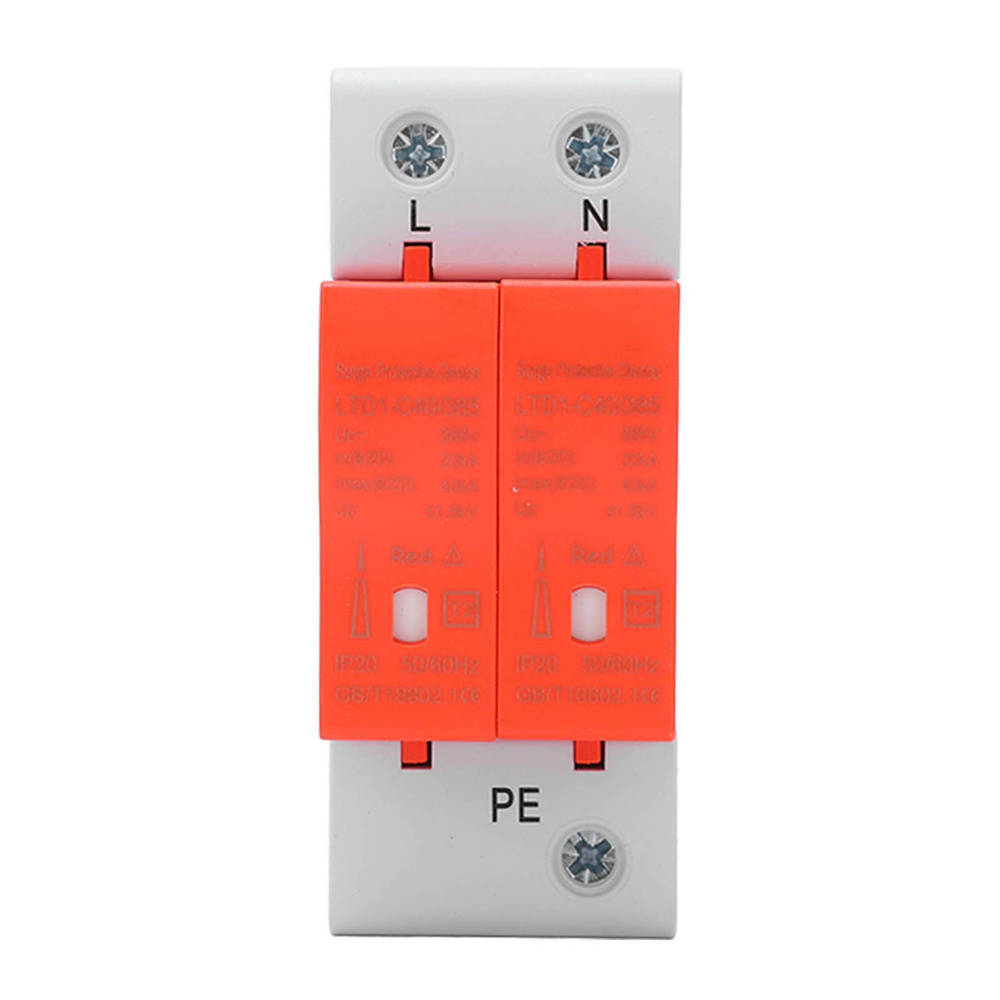 IP20 1000V DC Surge Protector пламегаситель молнии защиты от ...